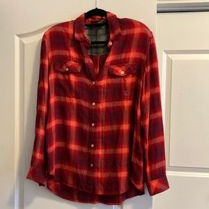 Rayon flannel blouse- Gap+Pendleton